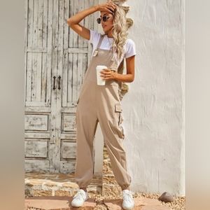 SHEIN Flap Pocket Overalls NWOT